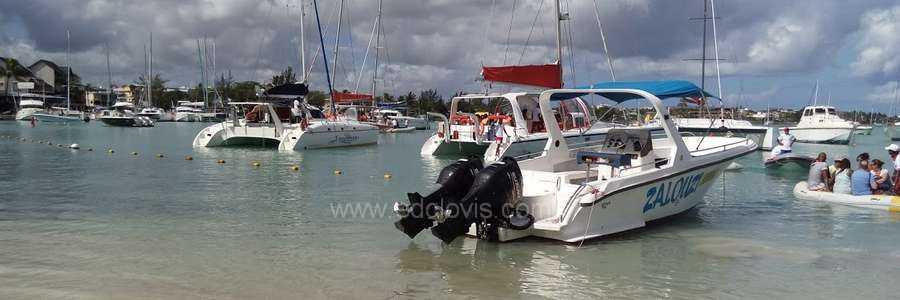 ilot gabriel, ile plate en bateau rapide